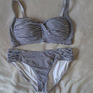3/$30 Nip tuck striped bikini